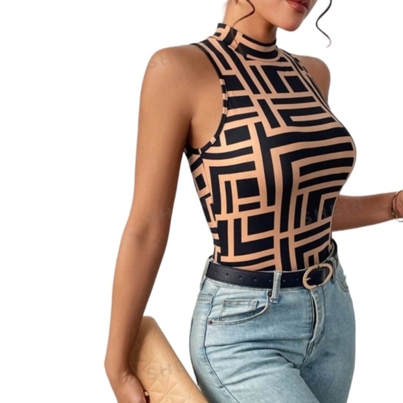 🛍️ 2/30 NWT Mock Neck Tank Top  Size XL - Picture 4 of 13